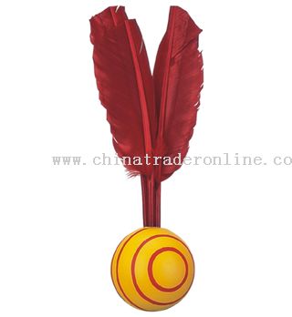 PU Feather ball from China